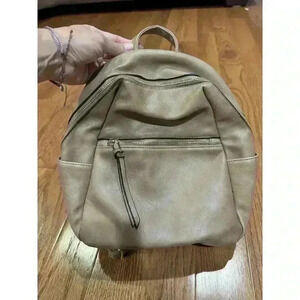 Isabelle Vegan Leather Mocha Backpack Purse Fall Staple